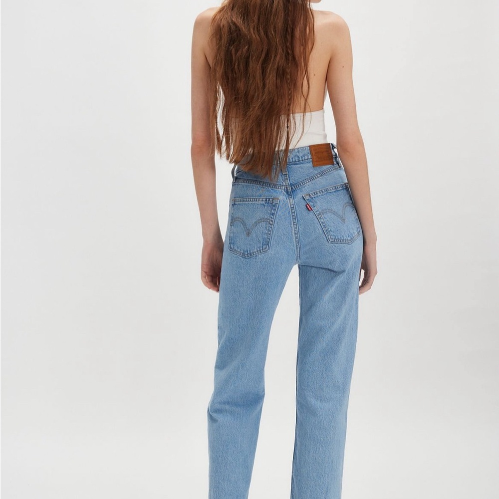 Levi's Light Blue Straight Leg Jeans